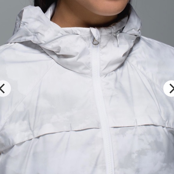 LULULEMON Miss Misty Jacket II, 2, White and Gray - Picture 7 of 16